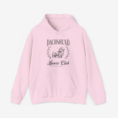 Longhaired Dachshund Hoodie for Women - Dachshund Lovers Club Hoodie